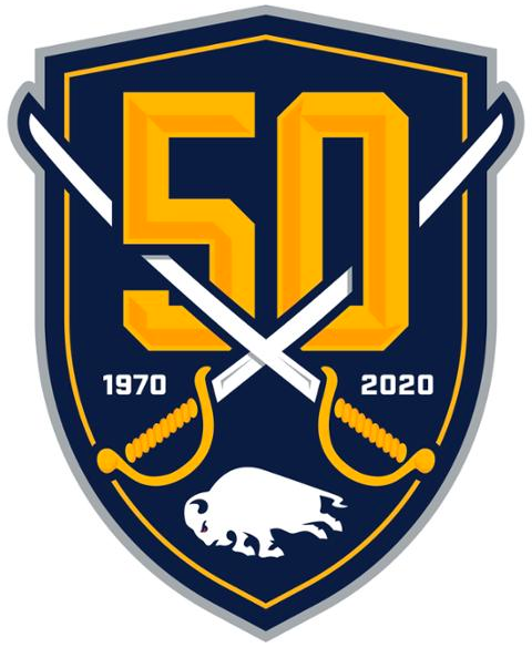 Buffalo Sabres 2020 Anniversary Logo iron on transfers for T-shirts version 2
